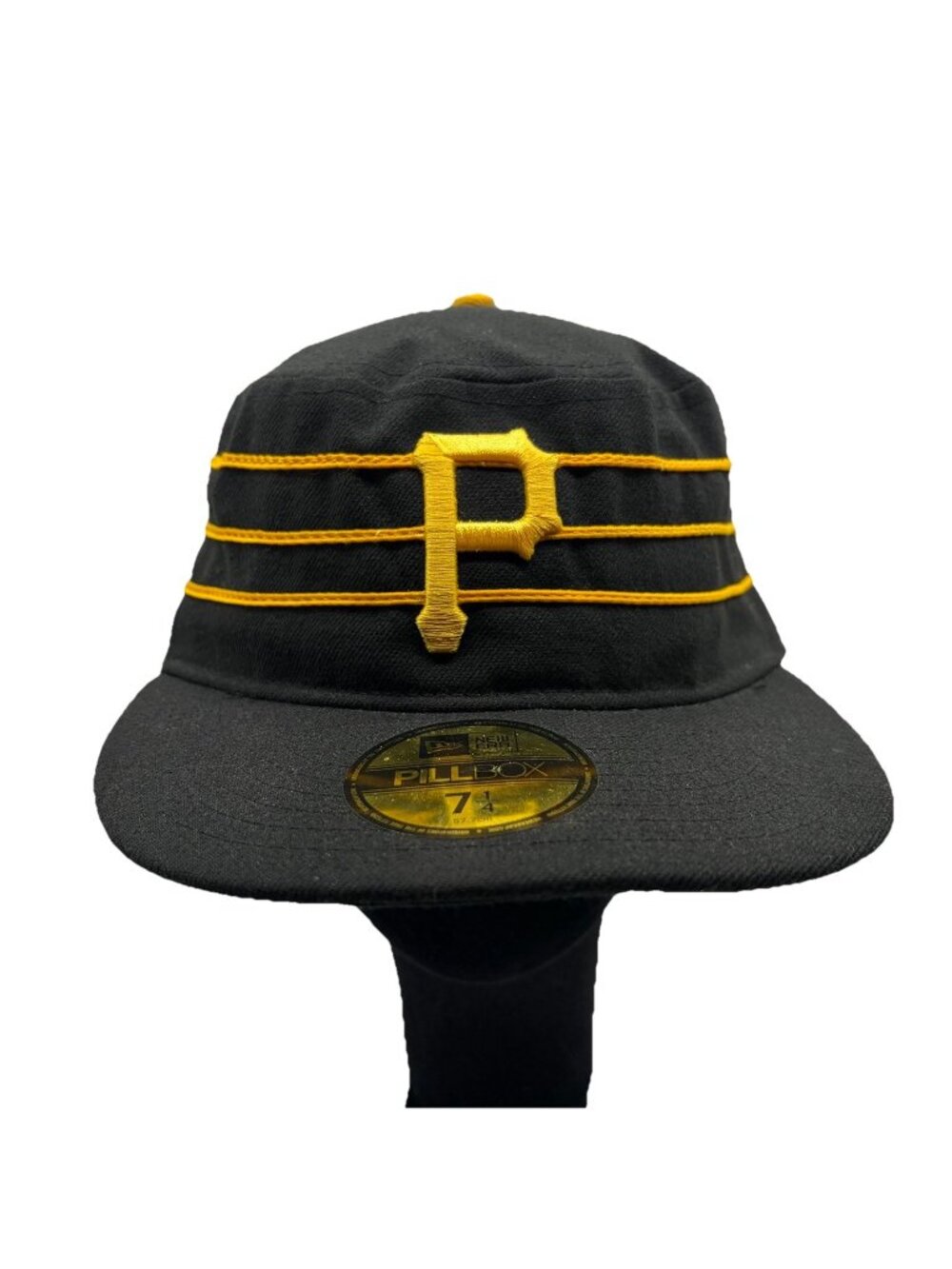 Pittsburgh Pirates New Era Pillbox Hat Cap 7 1/4 Retro 1970's On-Field Authentic
